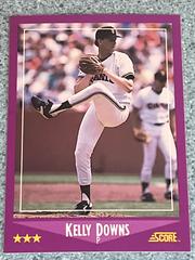 Kelly Downs #27 Baseball Cards 1988 Score Prices