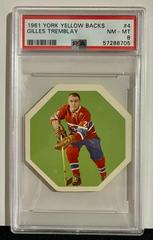 Gilles Tremblay #4 Hockey Cards 1961 York Yellow Backs Prices
