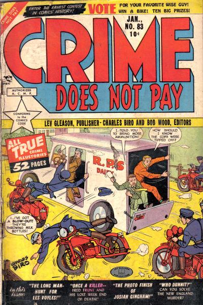 Crime Does Not Pay #83 (1950) Comic Books Crime Does Not Pay