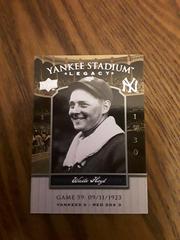 Waite Hoyt #YSL59 Baseball Cards 2008 Upper Deck Yankee Stadium Legacy 1920's Prices