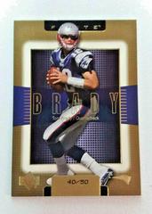 Tom Brady [Gold] Football Cards 2003 Upper Deck Finite Prices