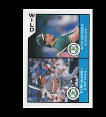 J. Canseco, M. McGwire [Wild Card] Baseball Cards 1990 U.S. Playing Card All Stars Prices