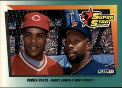Barry Larkin, Kirby Puckett #704 Baseball Cards 1992 Fleer Prices