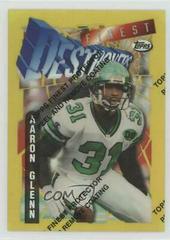 Aaron Glenn [Refractor] #121 Football Cards 1996 Topps Finest Prices