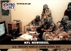 U.S. Troops [NFL Newsreel] Football Cards 1991 Pro Set Prices