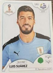 Luis Suarez [Black Back] Soccer Cards 2018 Panini World Cup Stickers Prices