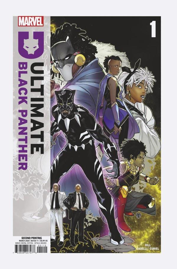 Ultimate Black Panther [2nd Print Silva] #1 (2024) Comic Books Ultimate Black Panther