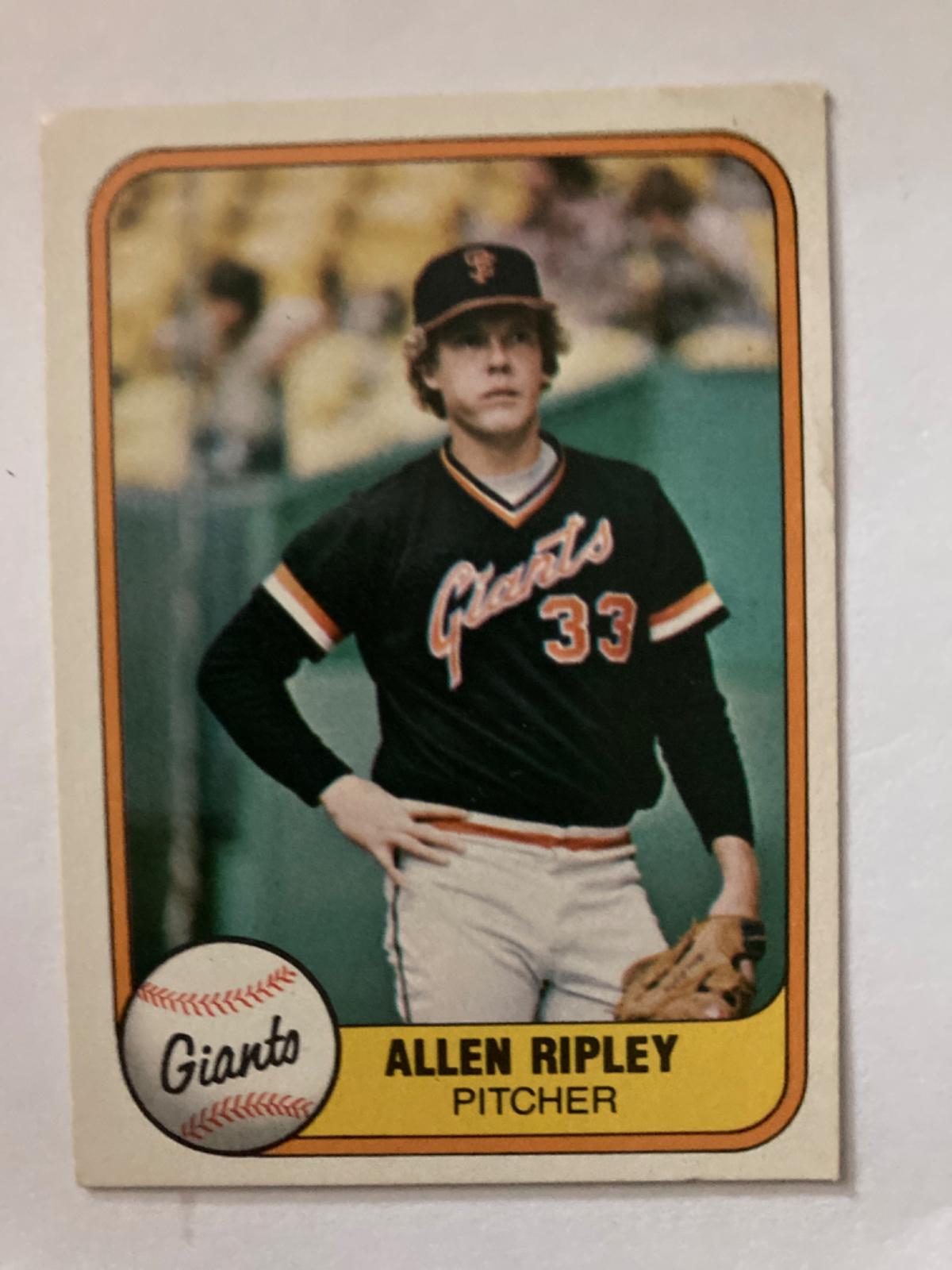 Allen Ripley | Ungraded | 1981 Fleer