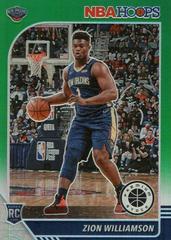 Zion Williamson [Green Prizm] #258 Basketball Cards 2019 Panini Hoops Premium Stock Prices