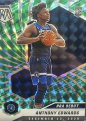 Anthony Edwards [Green Swirl] #261 Basketball Cards 2020 Panini Mosaic Prices