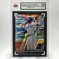 Fernando Tatis Jr. [Refractor] #3 Baseball Cards 2020 Bowman's Best Prices