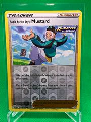 Rapid Strike Style Mustard [Reverse Holo] #132 Pokemon Battle Styles Prices