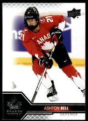 Ashton Bell Hockey Cards 2022 Upper Deck Team Canada Juniors Prices