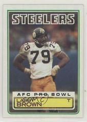 Larry Brown #359 Football Cards 1983 Topps Prices