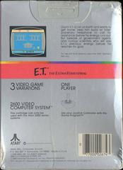 Back Cover | ET the Extra Terrestrial Atari 2600