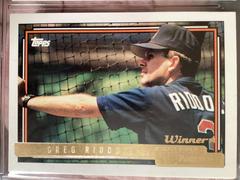 Gregg Riddoch {Winner] Baseball Cards 1992 Topps Gold Prices