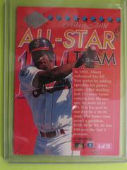 Belle 6 Reverse | Albert Belle Baseball Cards 1994 Ultra All Stars