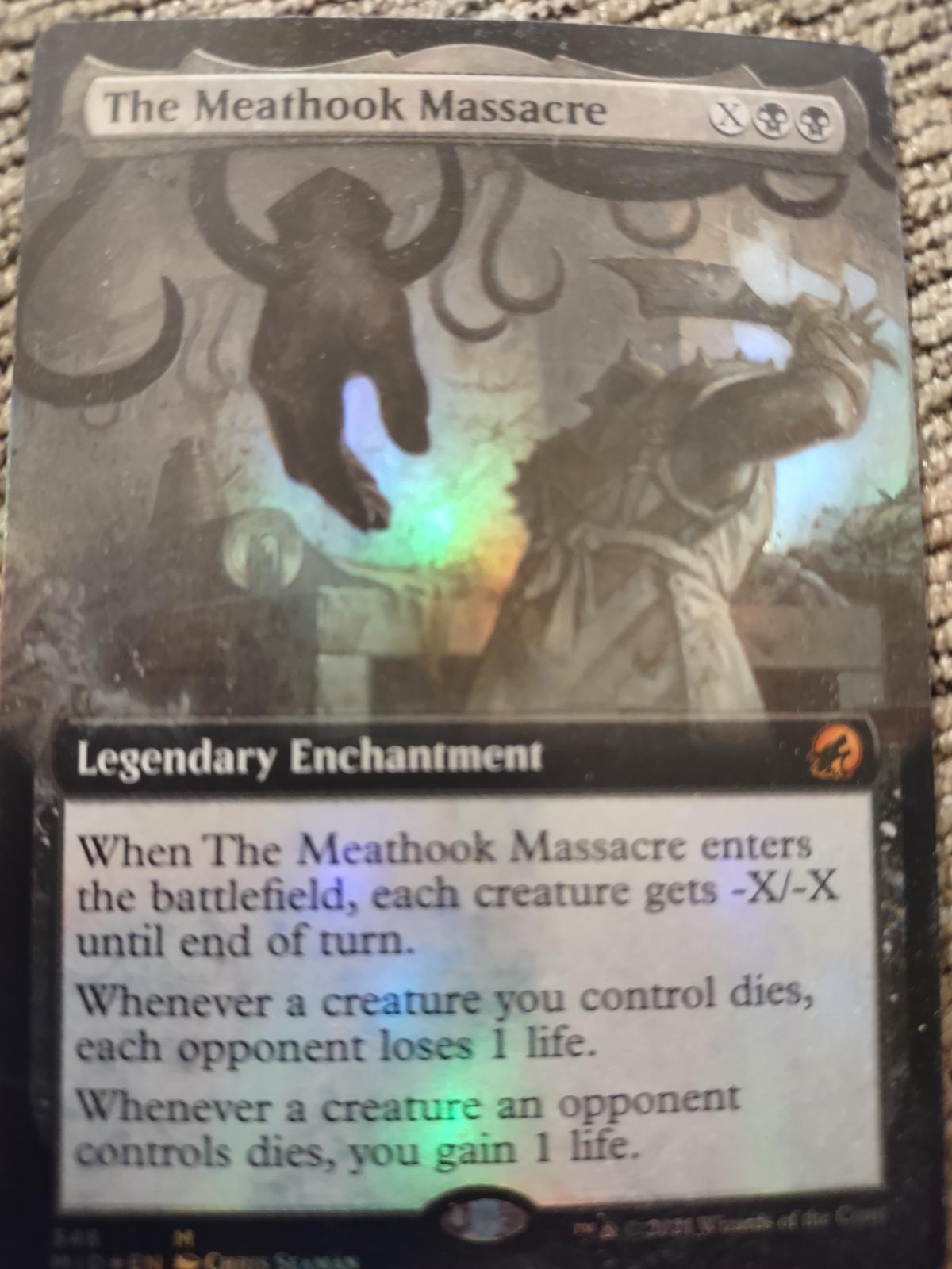 The Meathook Massacre [Extended Art] Ungraded Magic Innistrad Midnight Hunt