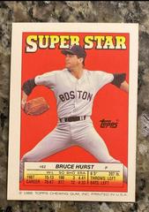 Back | Barry Larkin, Ivan Calderon, Bruce Hurst Baseball Cards 1988 Topps Stickercard