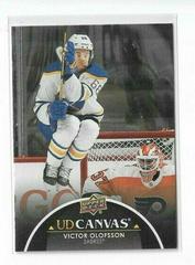 Victor Olofsson [Black] Hockey Cards 2021 Upper Deck UD Canvas Prices