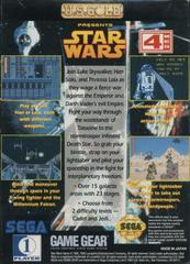 Star Wars - Back | Star Wars Sega Game Gear
