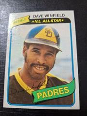 Dave Winfield Baseball Cards 1980 Topps Prices