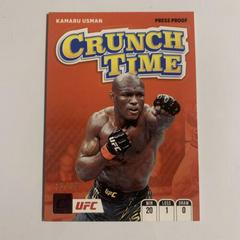 Kamaru Usman [Press Proof Purple] Ufc Cards 2022 Panini Donruss UFC Crunch Time Prices