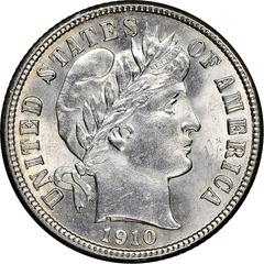 1910 D Coins Barber Dime Prices