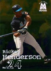 Rickey Henderson #93 Baseball Cards 1999 Skybox Molten Metal Prices