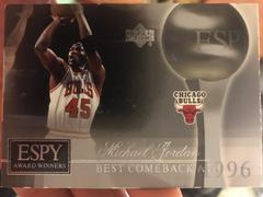 Michael Jordan #MJ1 Basketball Cards 2005 Upper Deck ESPN Espy Award Winners Prices
