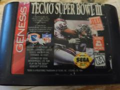Cartridge (Front) | Tecmo Super Bowl III Sega Genesis