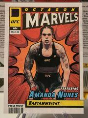 Amanda Nunes [Press Proof Purple] #7 Ufc Cards 2022 Panini Donruss UFC Octagon Marvels Prices