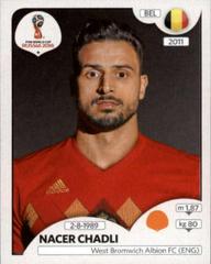 Nacer Chaldi [Black Back] Soccer Cards 2018 Panini World Cup Stickers Prices