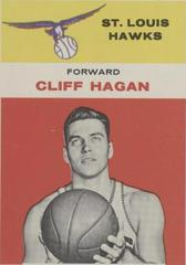 Cliff Hagan #18 Basketball Cards 1961 Fleer Prices