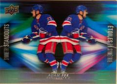 Adam Fox #3D-13 Hockey Cards 2023 Upper Deck Tim Hortons Symmetry Standouts Prices