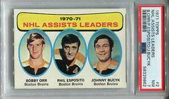 NHL Assists Leaders [B. Orr, P. Esposito, J. Bucyk] Hockey Cards 1971 Topps Prices