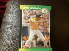 Carney Lansford #22 Baseball Cards 1989 Donruss Baseball's Best Prices