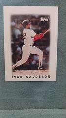 Ivan Calderon #7 Baseball Cards 1988 Topps Mini League Leaders Prices