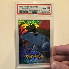 Ivysaur [Rainbow Foil] #E2 Pokemon 1999 Topps Movie Evolution Prices