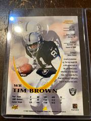 Back Of Cars | Tim Brown Football Cards 1997 Pinnacle Action Packed
