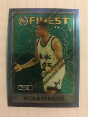 Nick Anderson [Refractor W Coating] Basketball Cards 1995 Finest Prices