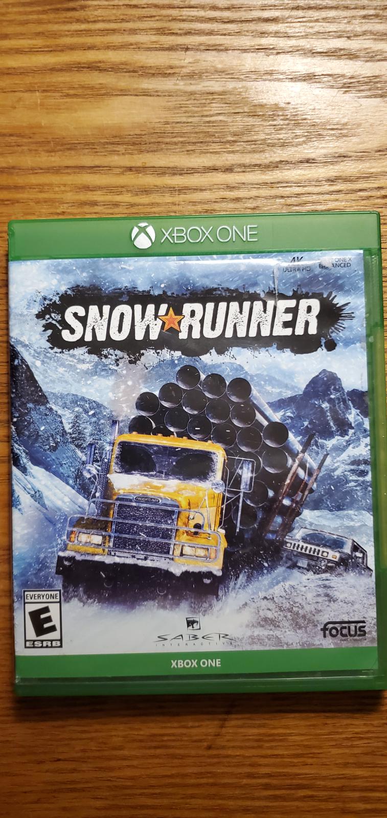 SnowRunner Item, Box, and Manual Xbox One