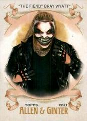 The Fiend' Bray Wyatt Wrestling Cards 2021 Topps Heritage WWE Allen & Ginter Prices