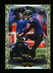 Justin Tucker [Camo] #186 Football Cards 2014 Topps Prices