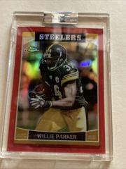 Willie Parker #6 Football Cards 2006 Topps Chrome Prices