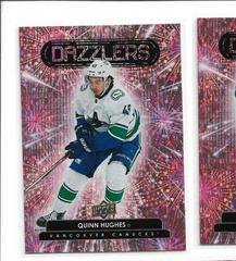 Quinn Hughes [Pink] Hockey Cards 2022 Upper Deck Dazzlers Prices