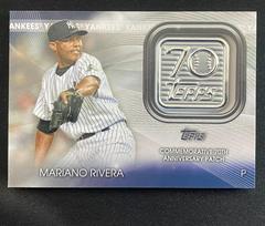Mariano Rivera #70LP-MR Baseball Cards 2021 Topps Update 70th Anniversary Manufactured Logo Patch Prices