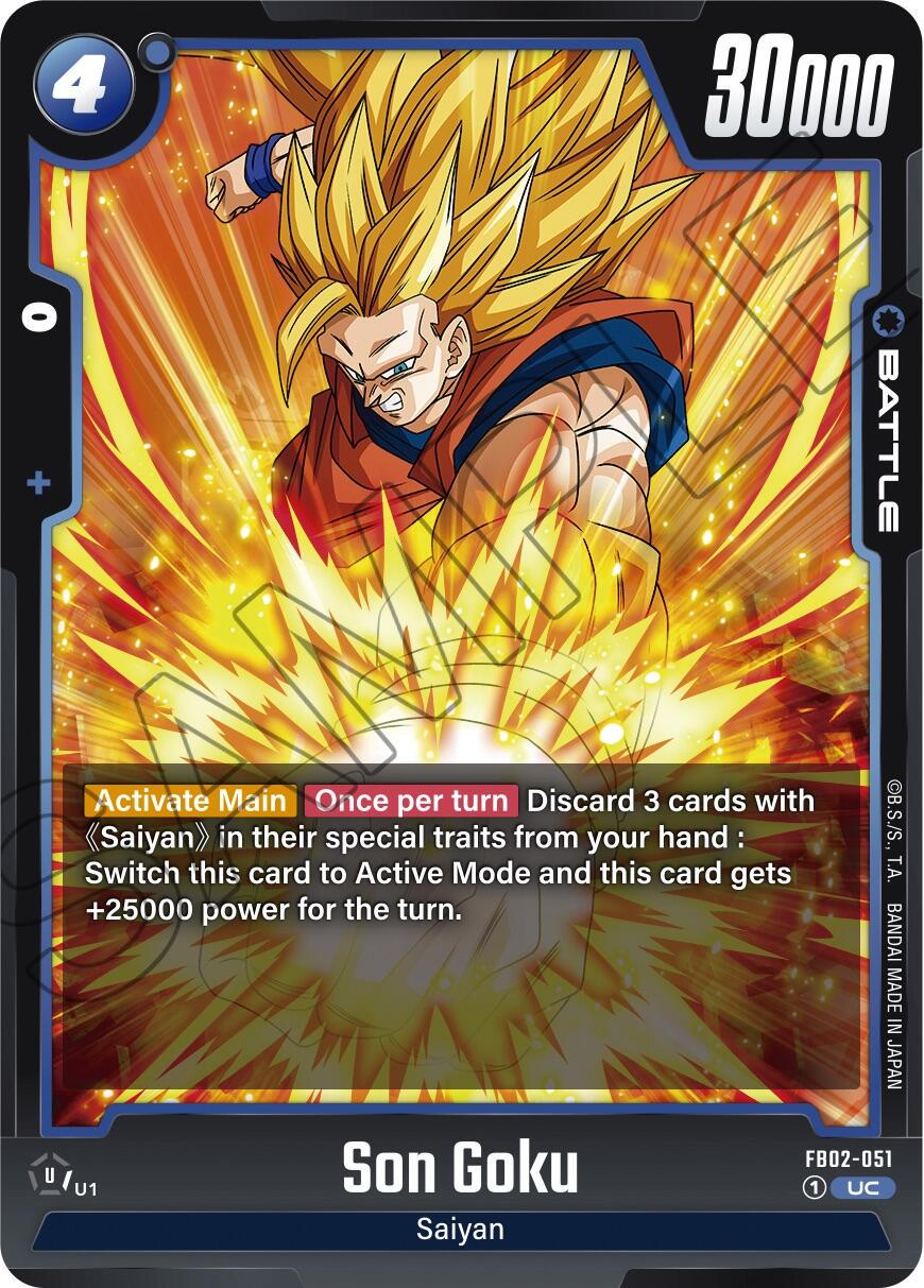 Son Goku FB02-051 Dragon Ball Fusion World Blazing Aura