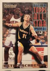 Detlef Schrempf #132 Basketball Cards 1993 Topps Gold Prices