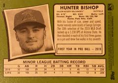 Rear | Hunter Bishop Baseball Cards 2020 Topps Heritage Minor League
